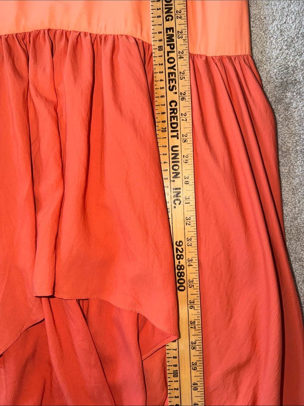 Anthropologie Hutch Colorblock Asymmetrical Dress Size M - Picture 11 of 13